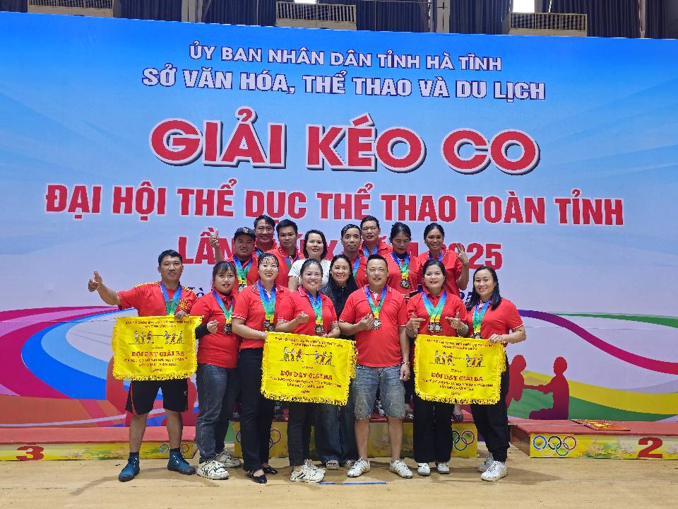 Sơn Tiến đạt thành tích cao tại Giải kéo co Đại hội Thể dục Thể thao tỉnh Hà Tĩnh lần thứ X năm 2025