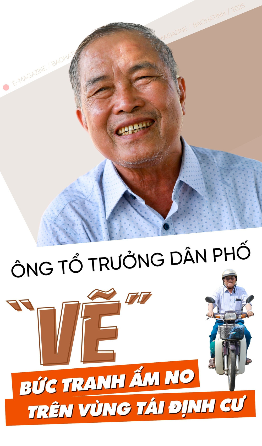Ông tổ trưởng tổ dân phố "vẽ" bức tranh ấm no trên vùng đất tái định cư