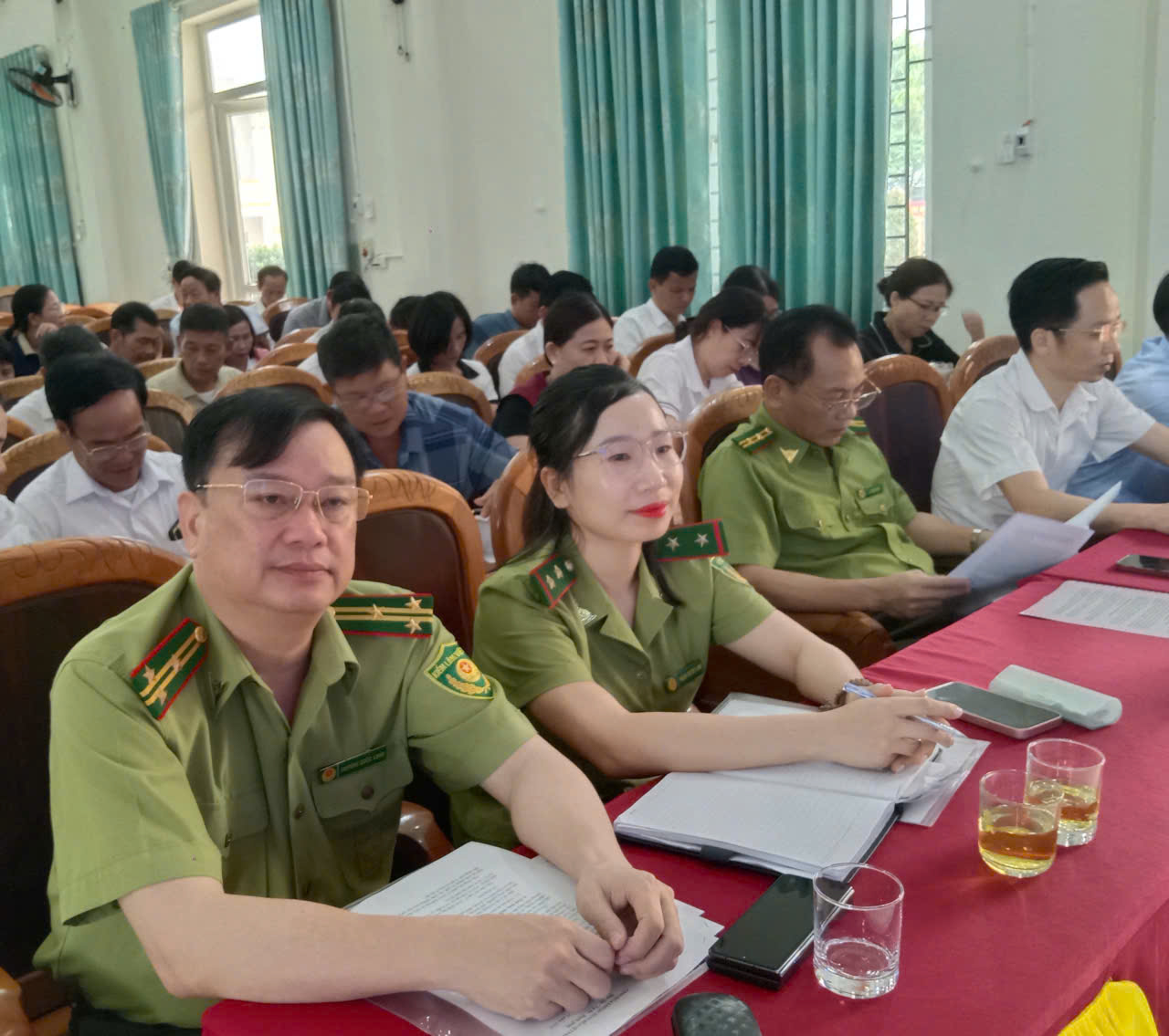 SƠN TIẾN TỔ CHỨC HỘI NGHỊ TỔNG KẾT CÔNG TÁC BẢO VỆ RỪNG, PHÒNG CHÁY, CHỮA CHÁY RỪNG VÀ PHÒNG, CHỐNG THIÊN TAI