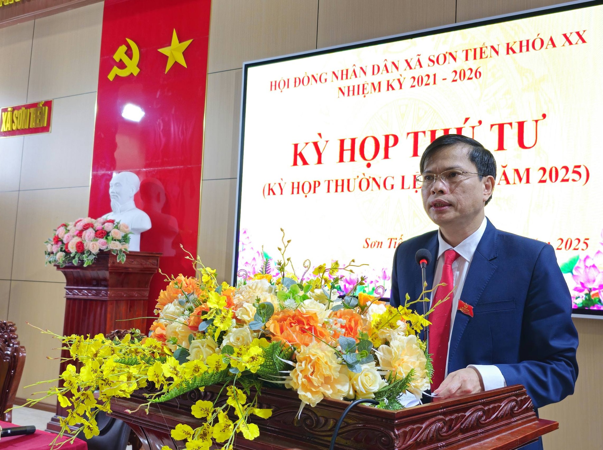 HỘI ĐỒNG NHÂN DÂN XÃ SƠN TIẾN TỔ CHỨC KỲ HỌP THỨ 4, NHIỆM KỲ 2021 – 2026