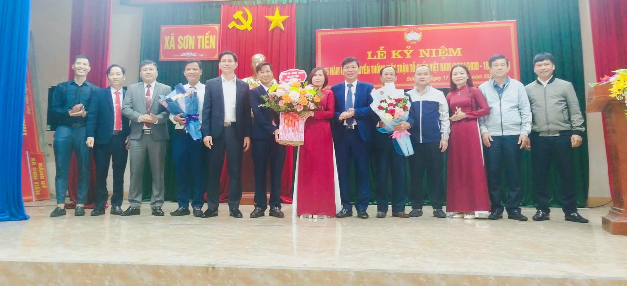 XÃ SƠN TIẾN TỔ CHỨC LỄ KỶ NIỆM 95 NĂM NGÀY TRUYỀN THỐNG MTTQ VIỆT NAM (18/11/1930 – 18/11/2025)