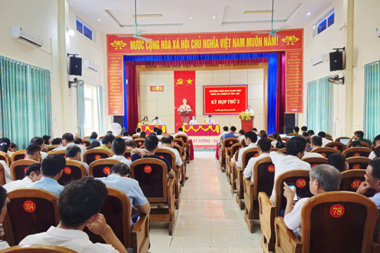 HĐND xã Sơn Tiến tổ chức kỳ họp thứ 2, khóa  XXI, nhiệm kỳ 2021-2026