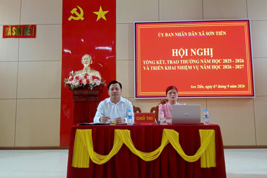 Sơn Tiến Tổng kết năm học 2025 - 2026, Triển khai nhiệm vụ năm học 2026 - 2027