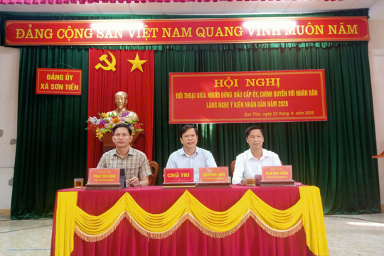 Thực hiện Quy chế số 10-QC/TU, ngày 13/02/2026 của Ban Thường vụ Tỉnh ủy về tiếp xúc, đối thoại của người đứng đầu cấp ủy, chính quyền các cấp với Nhân dân trên địa bàn tỉnh Hà Tĩnh, 
