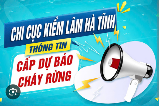Chi cục Kiểm Lâm Hà Tĩnh - Thông tin Cấp dự báo cháy rừng.