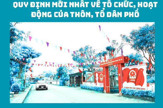 Quy định mới nhất về tổ chức, hoạt động của thôn, tổ dân phố.