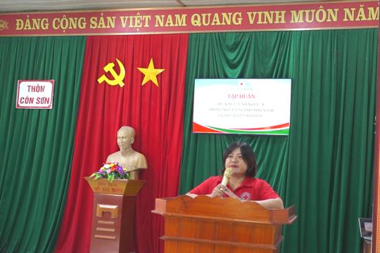 Xã Sơn Tiến: tập huấn hiến máu tình nguyện, phòng ngừa, ứng phó thiên tai và sơ cấp cứu cộng đồng năm 2026