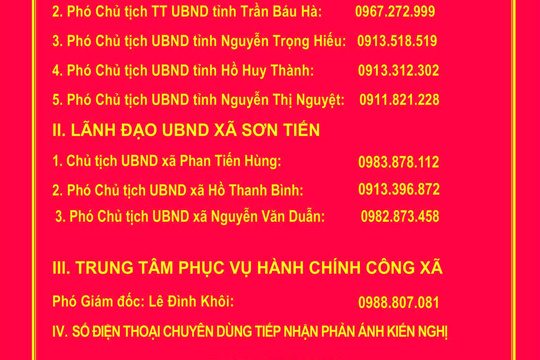 Thông báo công khai địa chỉ tiếp nhận phản ánh, kiến nghị về thủ tục hành chính
