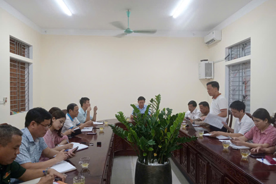 UBND xã Sơn Tiến tổ chức họp Ban chỉ đạo Kỳ thi tuyển sinh Lớp 10 THPT năm 2026 - 2027. 