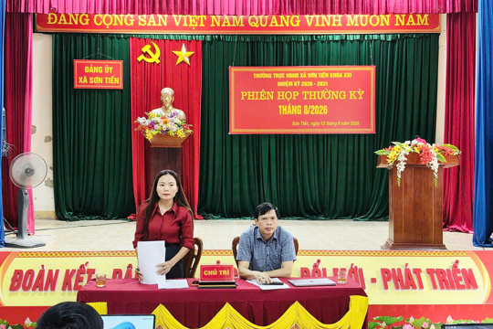 Xã Sơn Tiến: Tăng cường giám sát, đẩy nhanh giải quyết kiến nghị của cử tri.