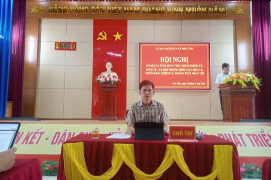 Sơn Tiến: Đánh giá kết quả 9 tháng, quyết liệt thực hiện nhiệm vụ 3 tháng cuối năm 2026