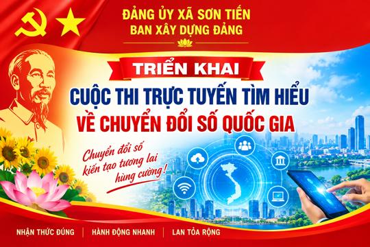 Thực hiện Công văn số 71-CV/BTGTU ngày 09/10/2026 của Ban Tuyên  giáo Tỉnh ủy về việc triển khai Cuộc thi trực tuyến tìm hiểu về chuyển đổi số quốc  gia
