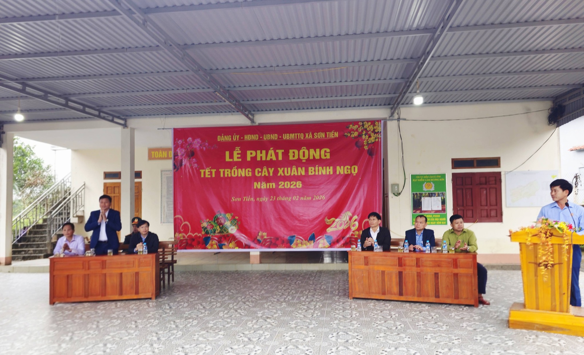Sơn Tiến tổ chức Lễ phát động Tết trồng cây Xuân Bính Ngọ năm 2026